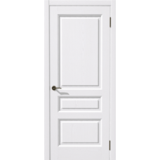 Дверь межкомнатная Дубрава Сибирь Симфония Софт ПИАНО белая, глухое полотно